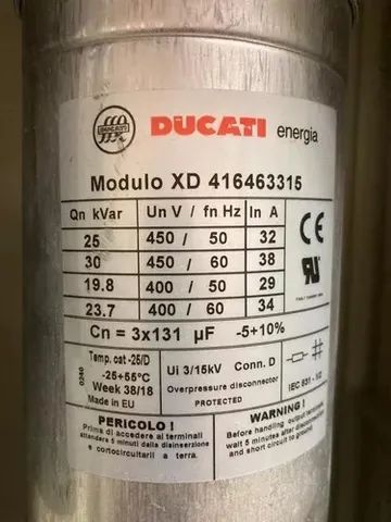 Célula Capacitiva De 25 Kvar/440v - Foto 3