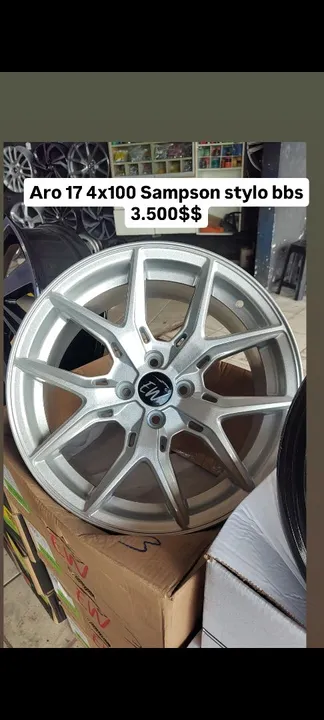 Roda aro 17 Sampson stylo BBS furacão 4x100