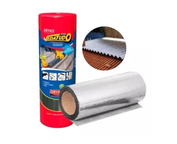 Manta Asfaltica Auto Adesiva Aluminizada Vedatudo 45cm 