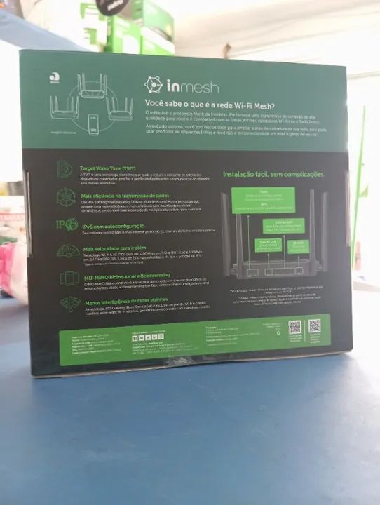 ROTEADOR INTELBRAS WI-FI 6, DUAL BAND AX 1500 NOVO LACRADO FRETE GRÁTIS PARA MACEIÓ - Foto 2