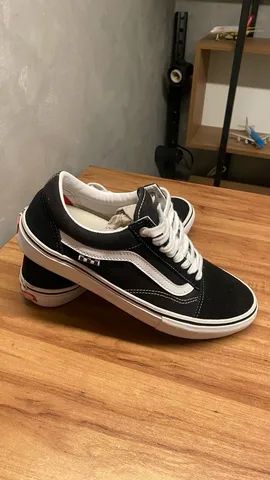 Tênis Skate Old Skool Black White