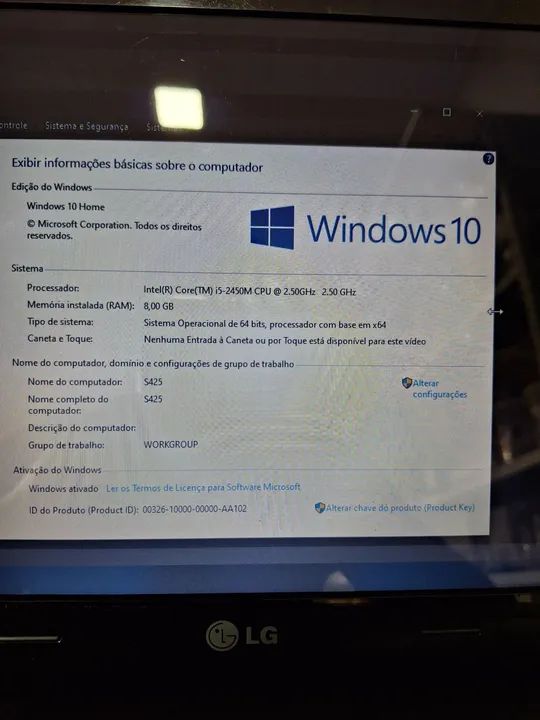 Notebook LG i5 com SSD - Foto 2