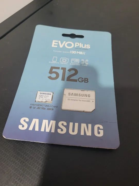 Cartão de Memória Samsung EVO Plus 512GB microSDXC UHS-I - Foto 3