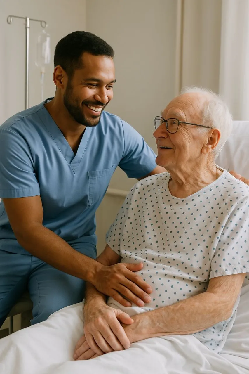 sou Cuidador em hospitais e casa