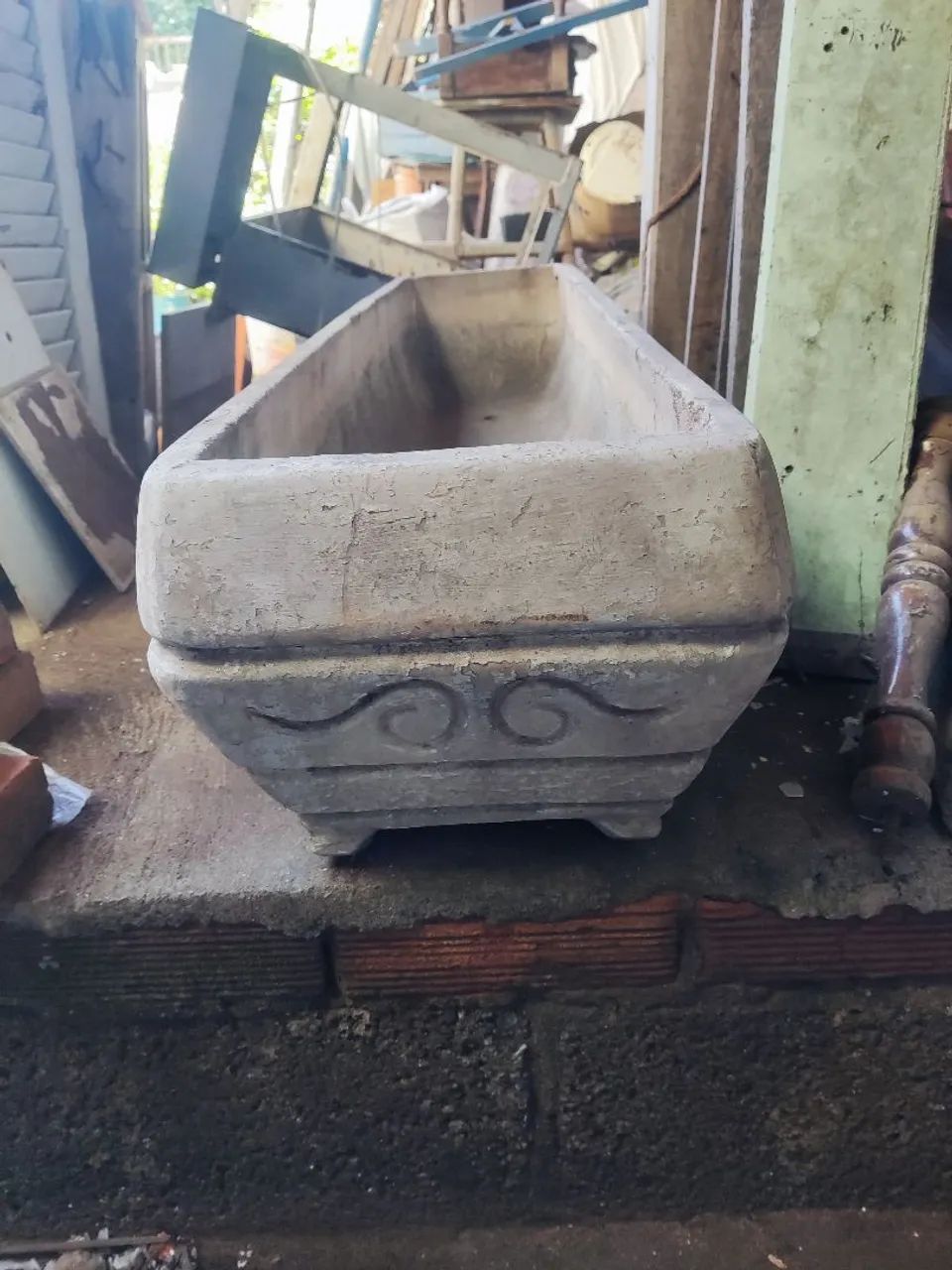 Floreira de cimento vaso de planta - Foto 5