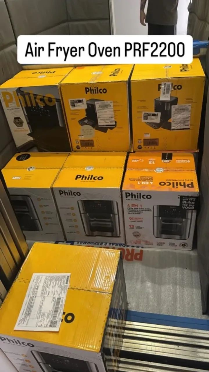 Fritadeira air fryer oven Philco PFR2200 4 em 1 12 litros 1800W - 220v - lacrada NF
