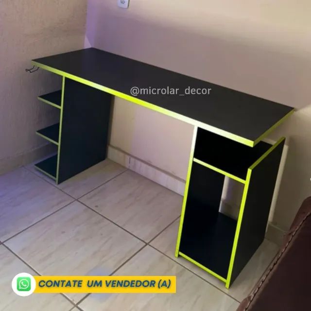 Escrivaninha Gamer Varias Cores VT - Nova na caixa