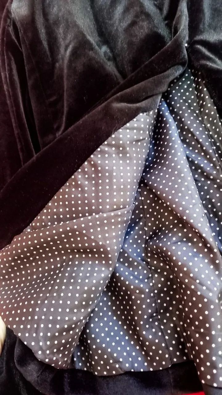 Blazer de veludo preto - Foto 5