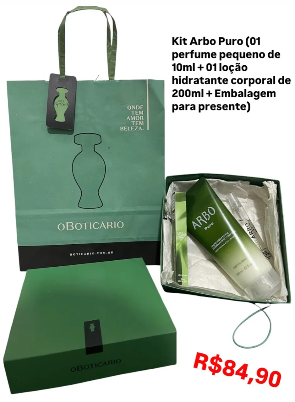 Kits para presentes O Boticário (tenho outros também).