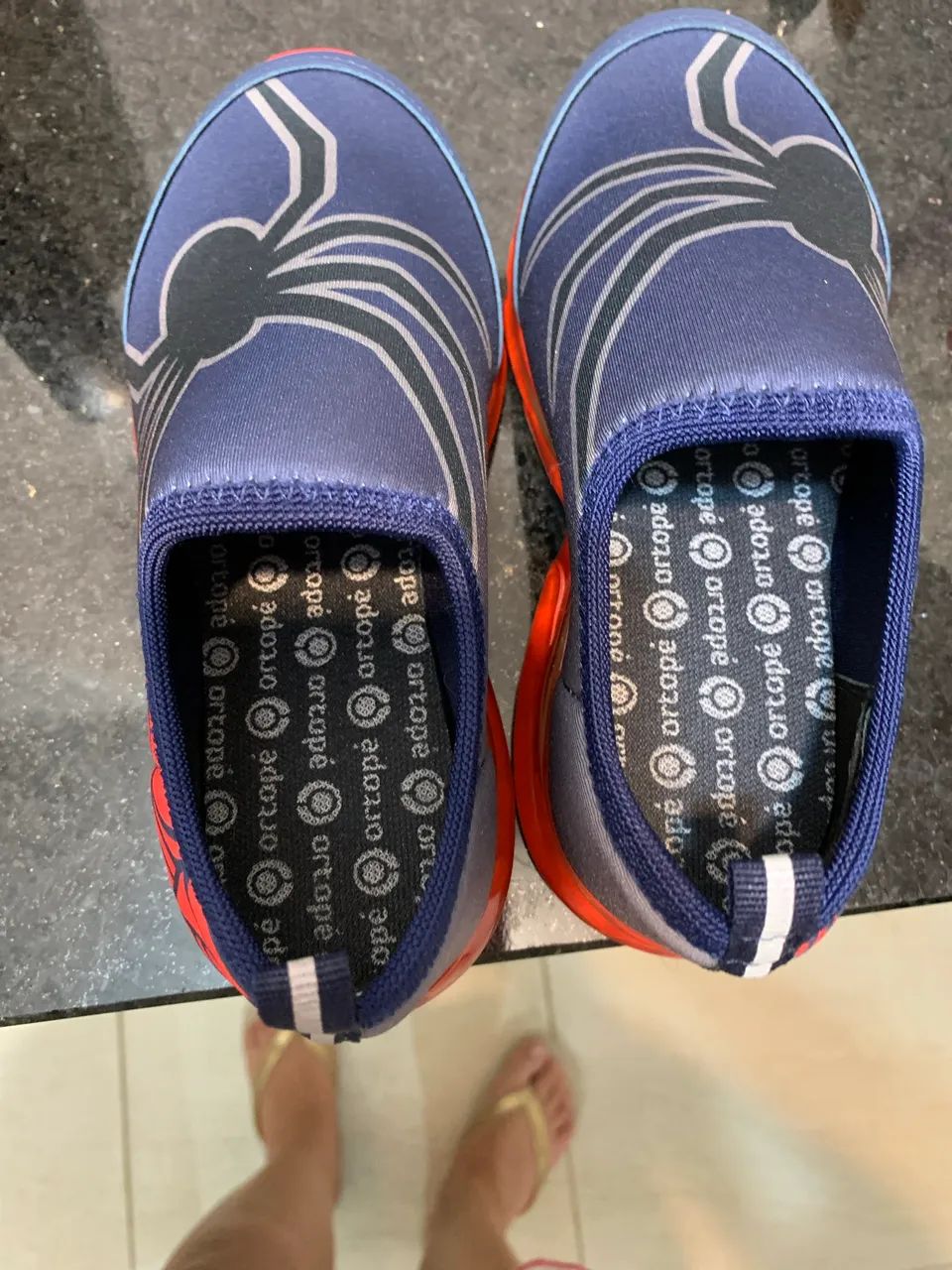 Tênis infantil ortopé homem aranha 29