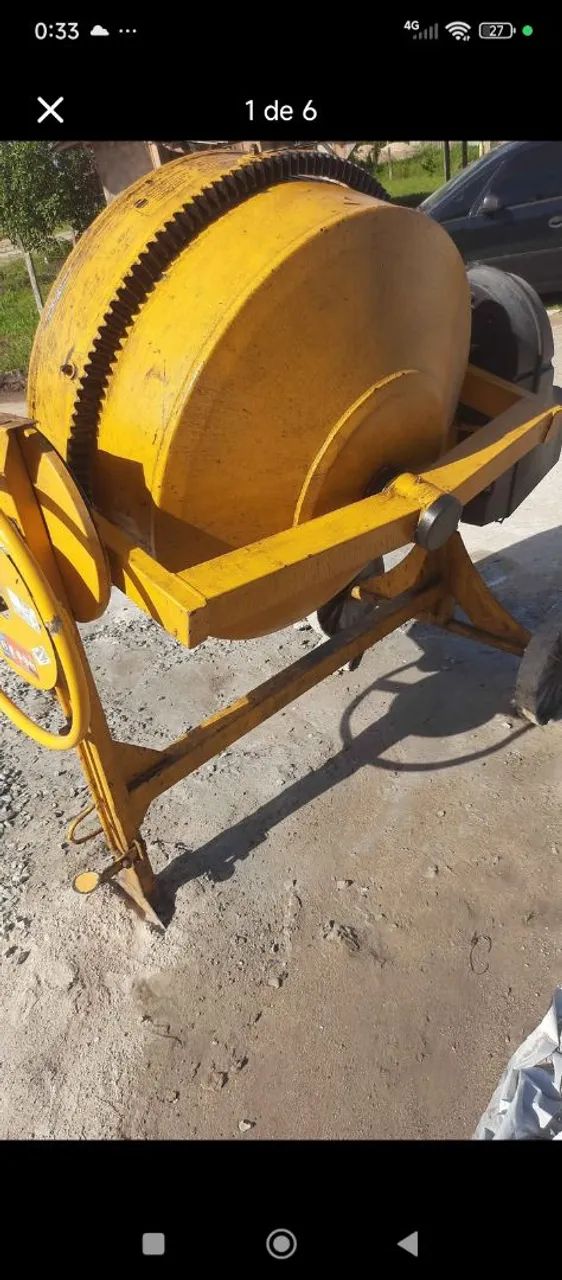 Vendo betoneira 400 litros semi nova