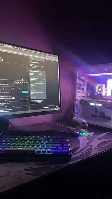 ? PC Gamer/Workstation Premium - RYZEN 9 + RTX 4070 + Watercooler 360mm | 1 ANO DE USO!