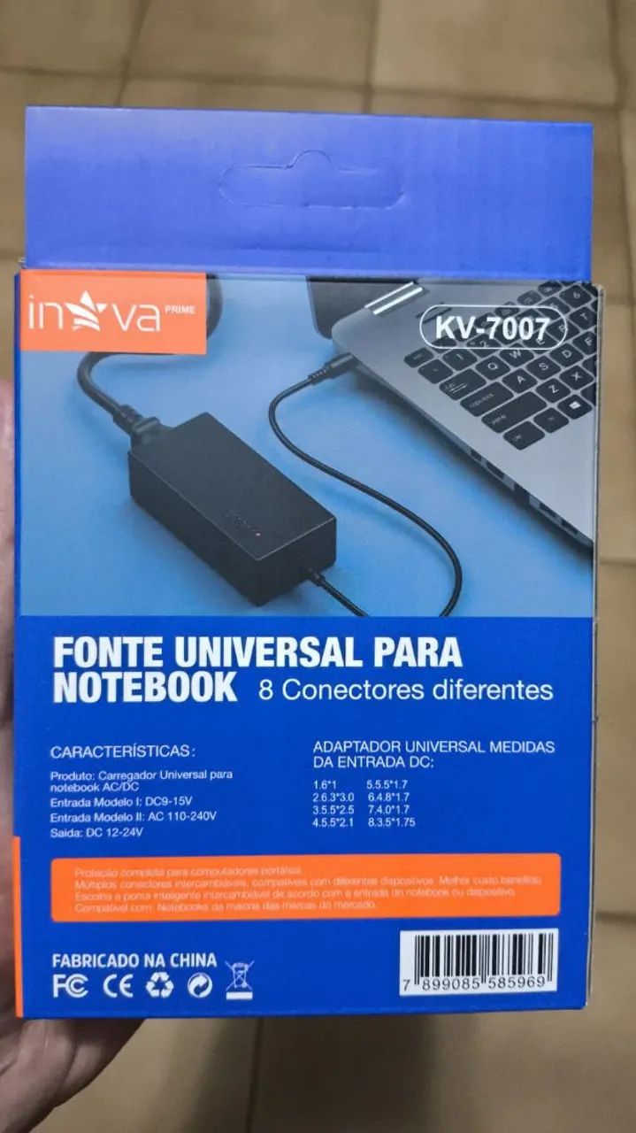Fonte Carregador para notebook Universal (8 plugs) - Anápolis  - Foto 3