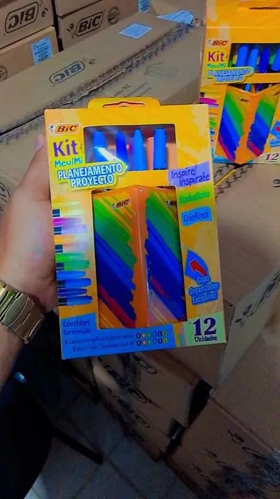 Kit de Canetas Bic - Cores Vibrantes - Foto 2