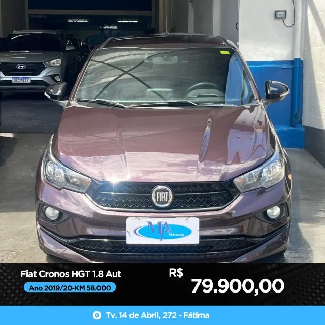 Fiat Cronos CRONOS HGT 1.8 16V Flex Aut. 2020