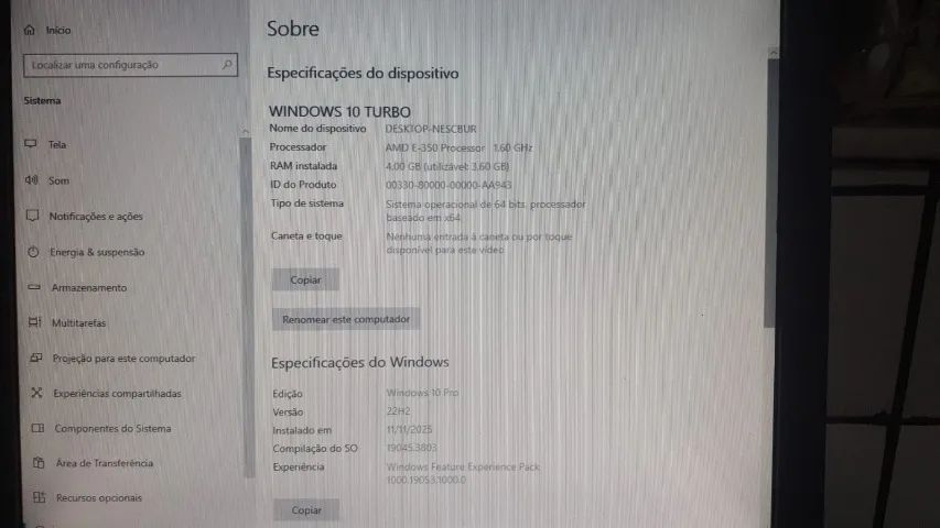 Mini Computador - HP G1000br PC  - Foto 4