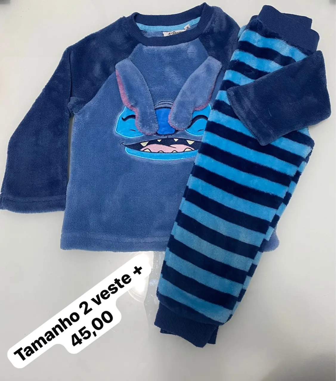 Pijama Infantil Stitch Tamanho 2