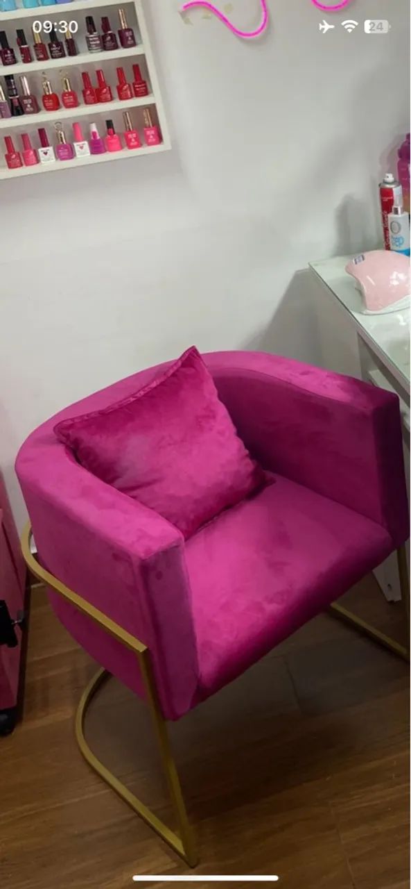 POLTRONA BETINA + ALMOFADA DE BRINDE ( SÓ PAGA NA ENTREGA)! - Foto 4