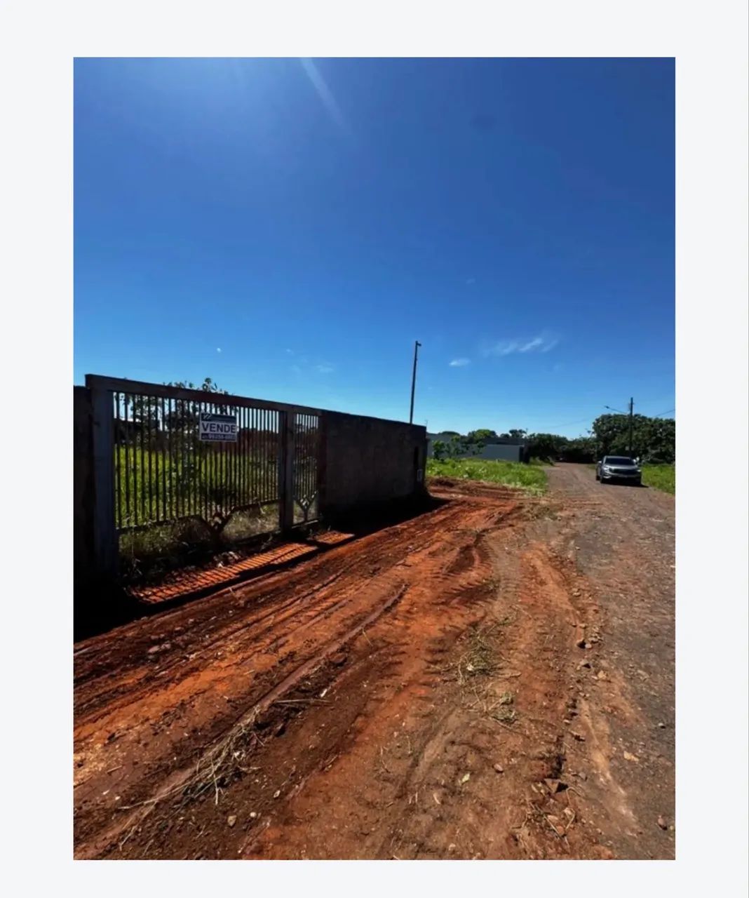 Terreno murado com portão em frente à praça - 250m2 - Foto 3