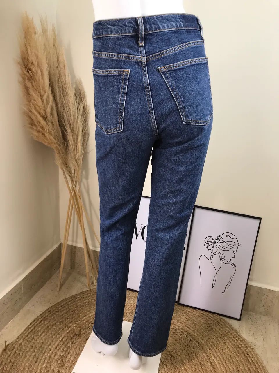 Calça jeans slim Zara 38 - Foto 5