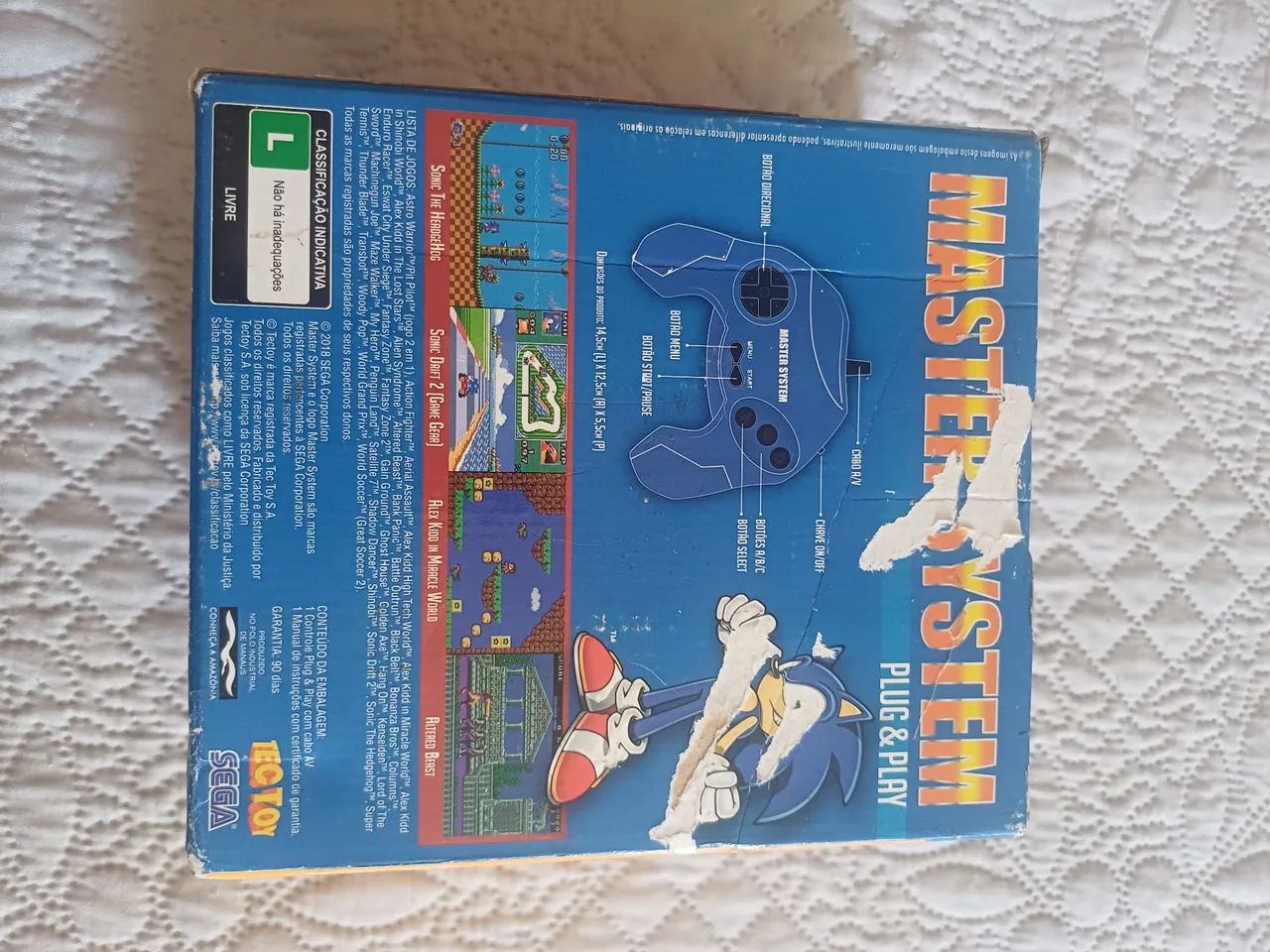 Master System Plug and Play 40 jogos inclusos. - Foto 2
