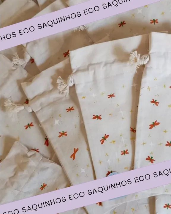 Saquinhos Eco Personalizados 17×25cm - Foto 2