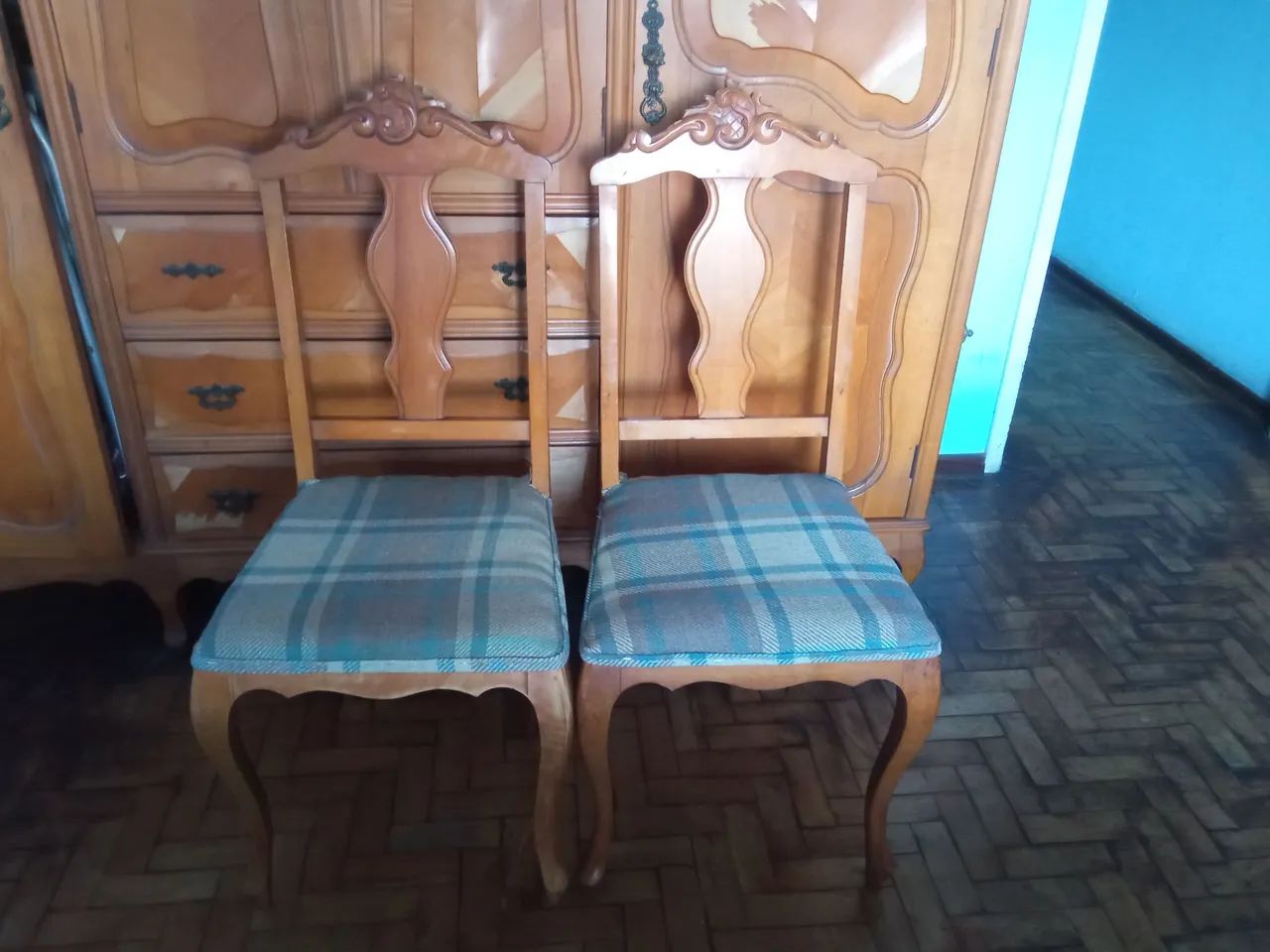 2 Cadeiras de quarto Clássicas provençal anos 50 a retirar 