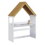 Mesa + Banquinho Infantil Casinha em MDF (Novo) - Foto 6
