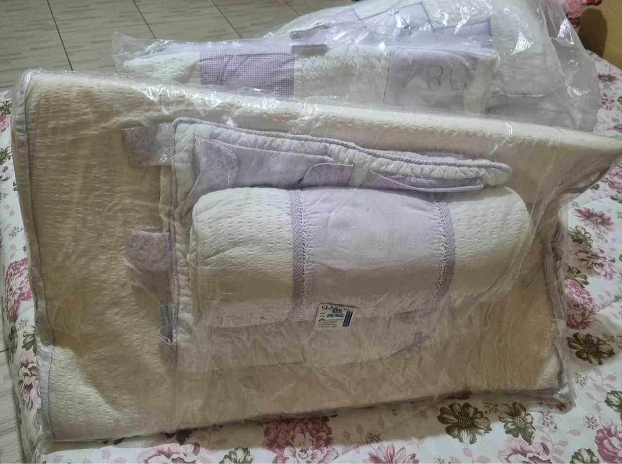 Kit berço menina lilás  - Foto 4