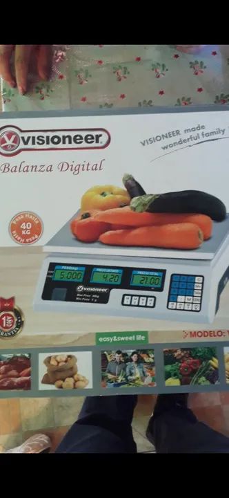 Balança digital recarregável nova 