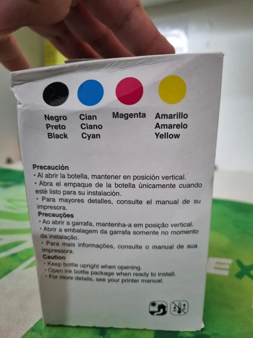 Kit de 4 cores de Tinta para impressora EPSON - Foto 2
