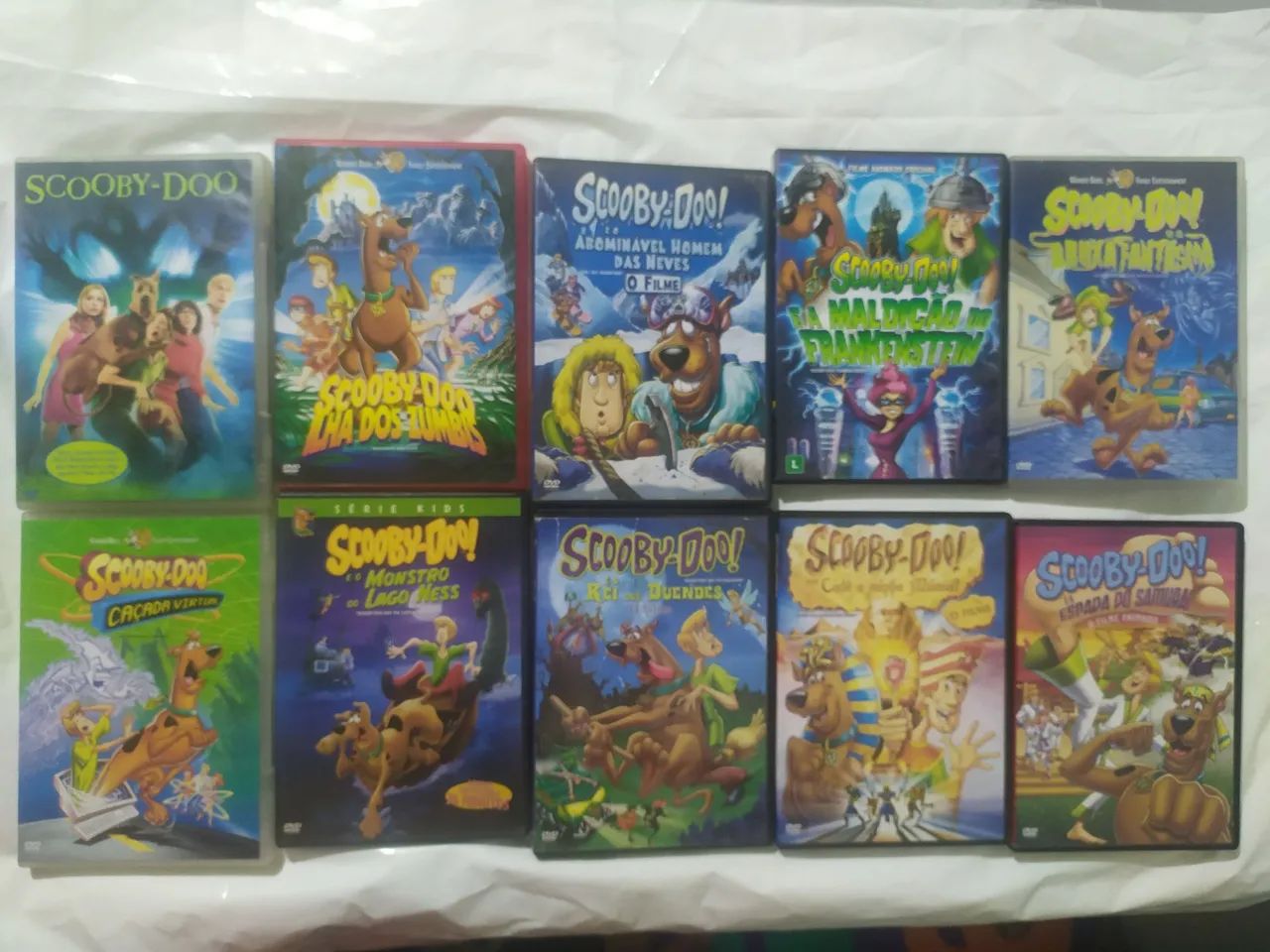 Coleção de DVDs Scooby-Doo 10 filmes