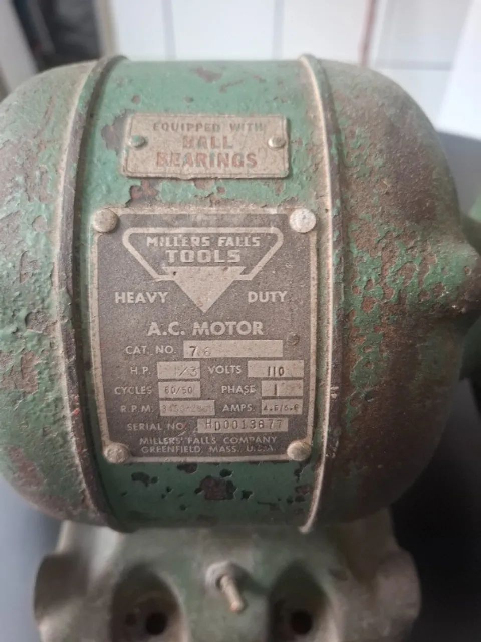 Esmeril MILLERS FALLS TOOLS 