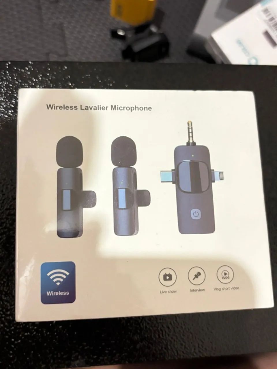 MICROFONE LAPELA DUPLO