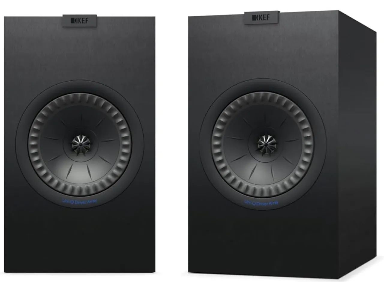 Caixas de Som KEF Q350 - Preto impecáveis