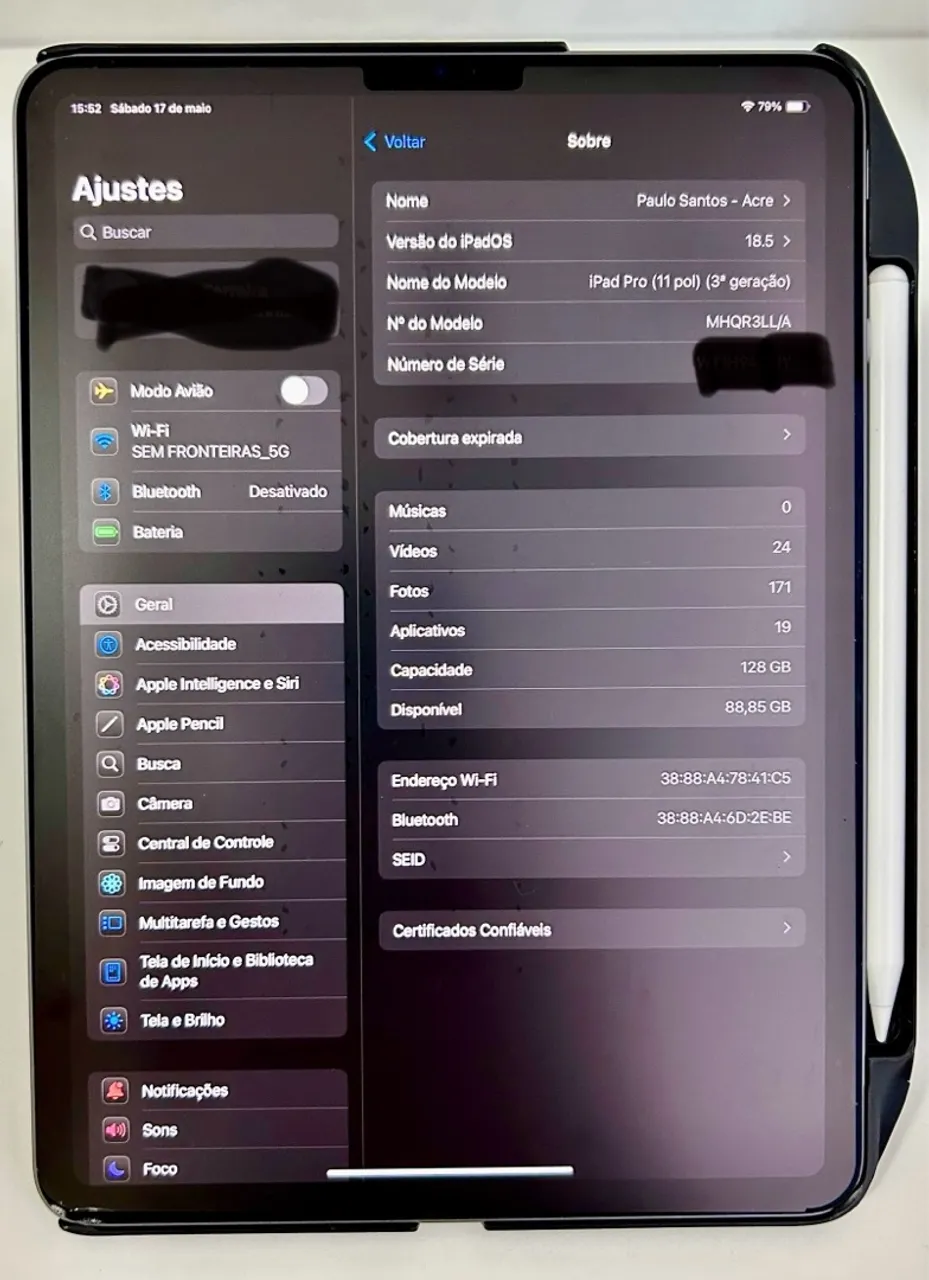 iPad Pro 11 polegadas (3ª geração) - 128GB