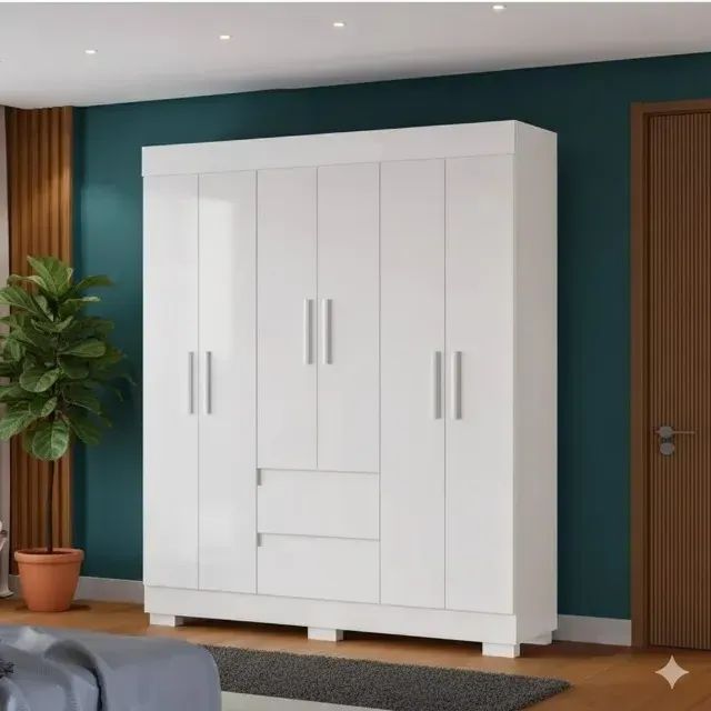 Wardrobe with 6 Doors and 2 Drawers Laguna ACP