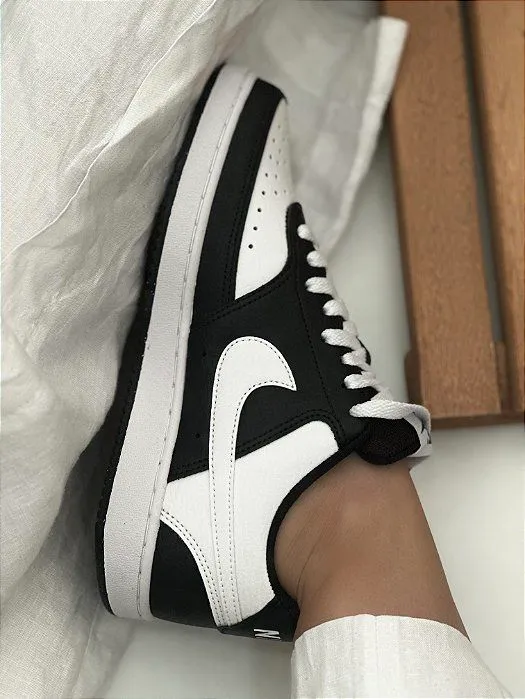 Tênis Nike Court Vision - Preto e Branco