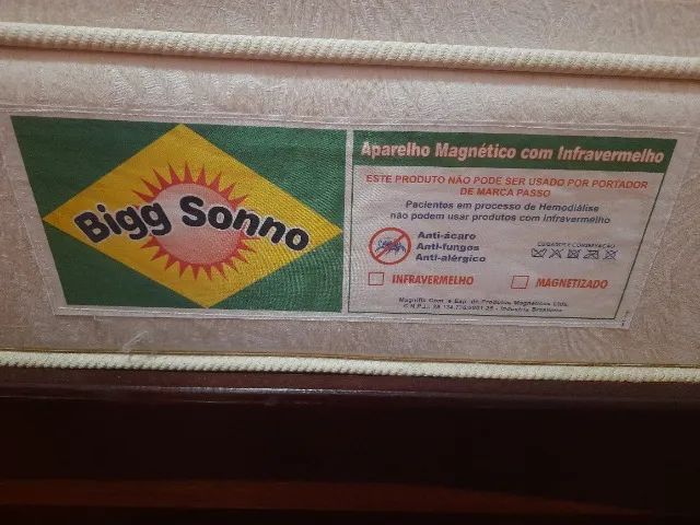 Cama casal com colchão magnético - Foto 6