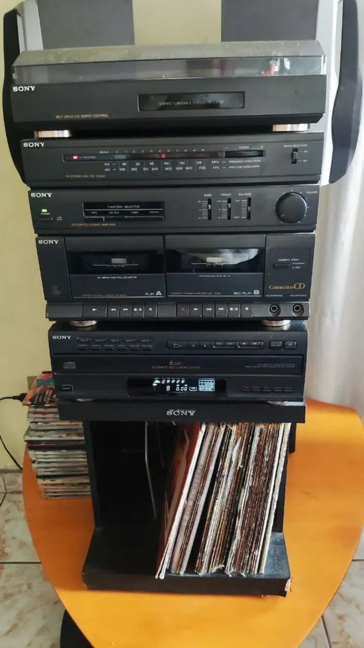 Mini System Sony Vintage Completo