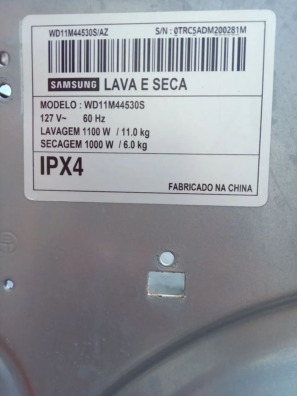 Samsung Lava e Seca WD11M44530S - 11kg