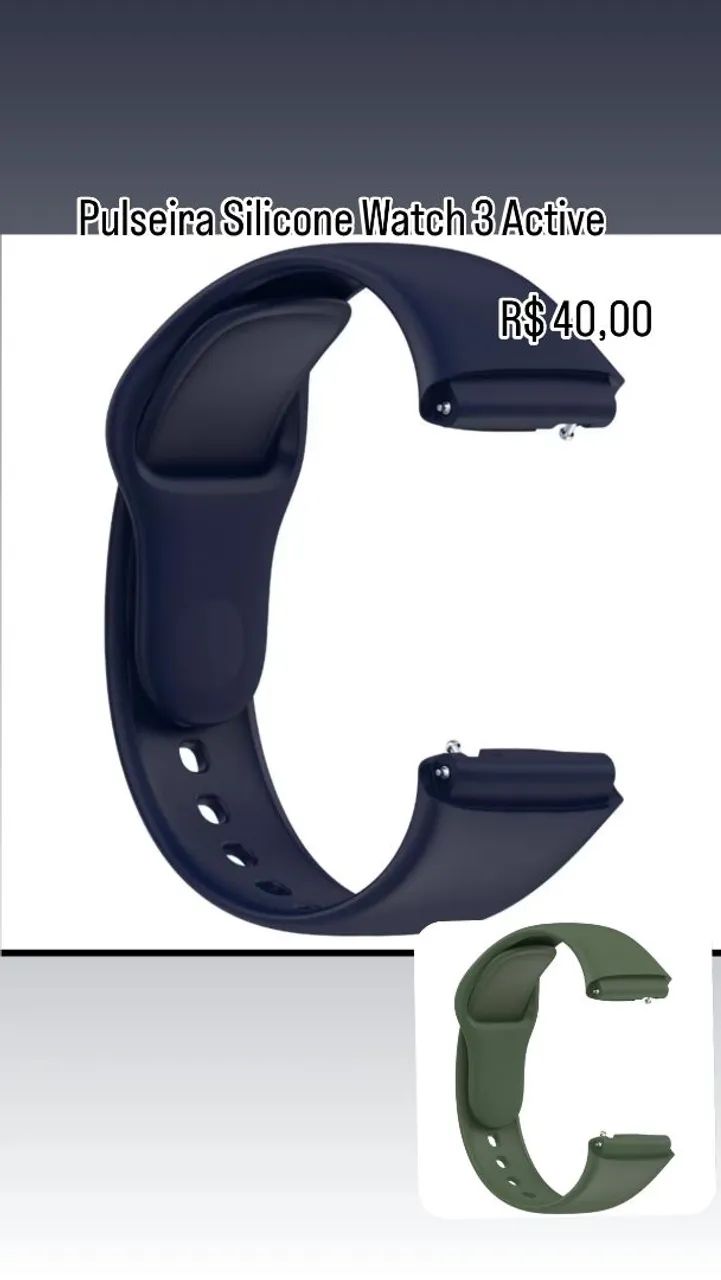 Pulseira Silicone Watch 3 Active