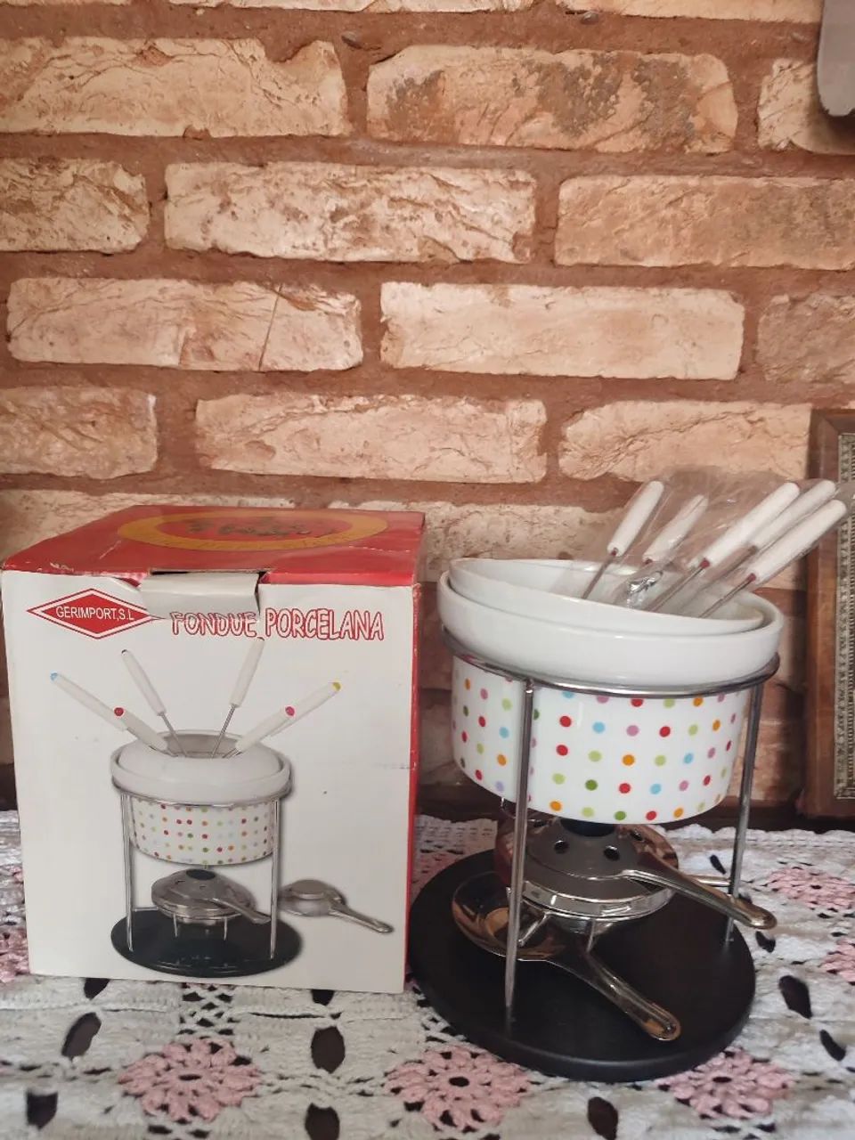 Fondue Porcelana Gerimport