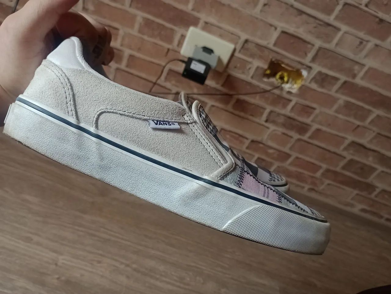 Tênis Vans Slip On Patchwork - Foto 4