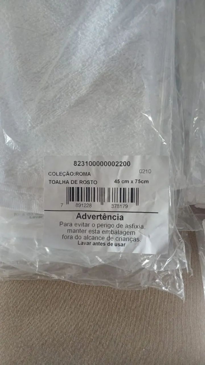 Enxoval padrão hotel, lacrado - Foto 2