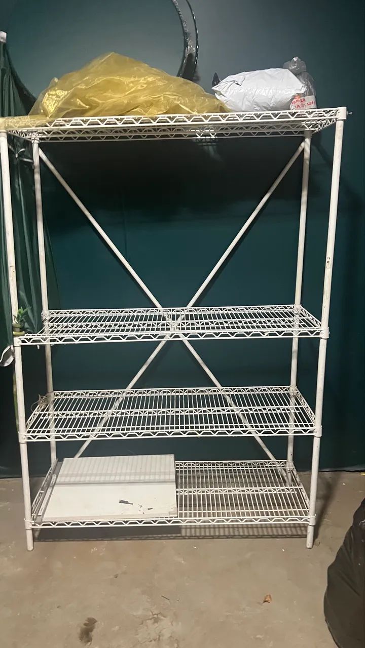 Estante ferro branco  - Foto 2