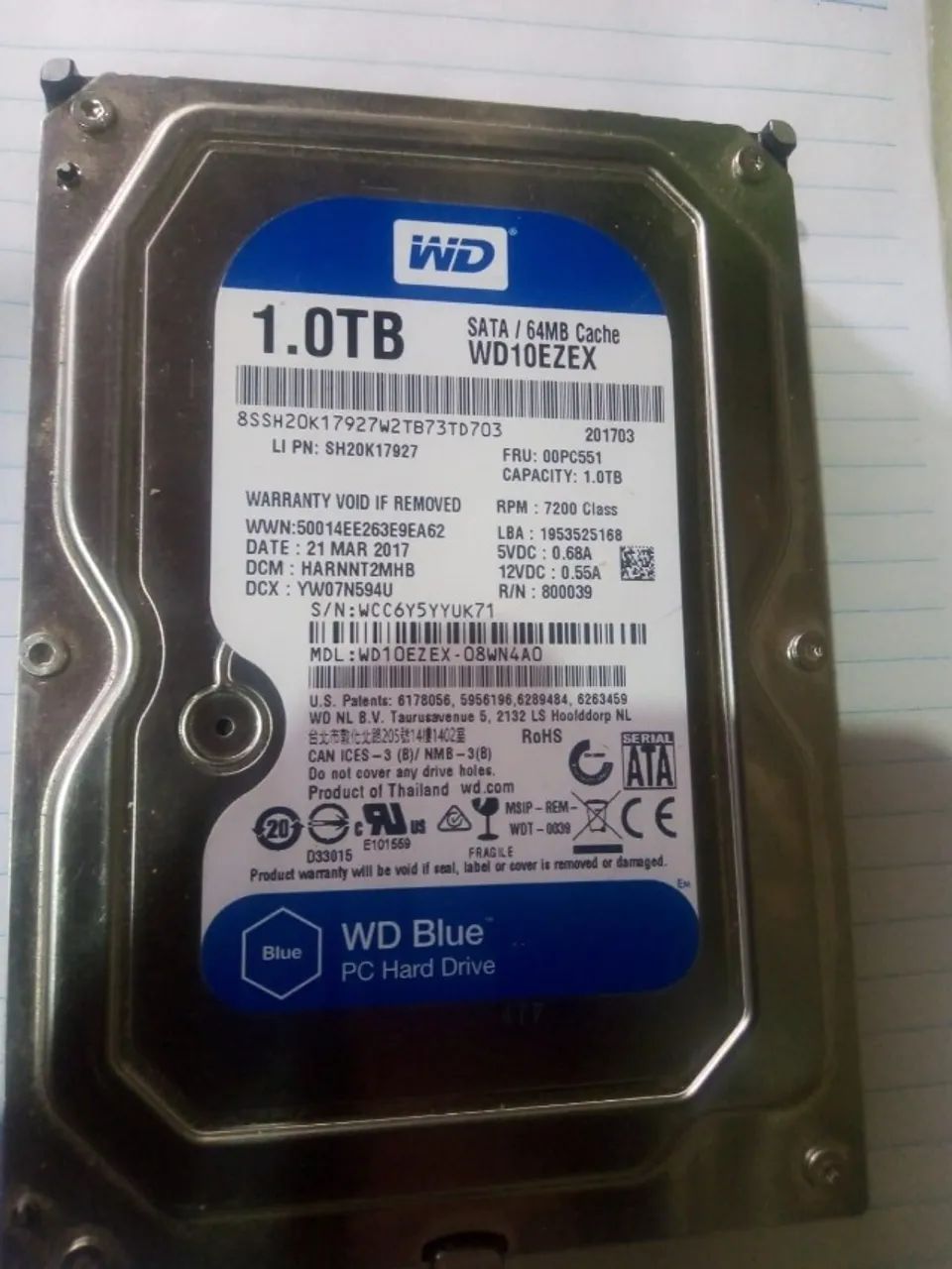 HD WD 1TB