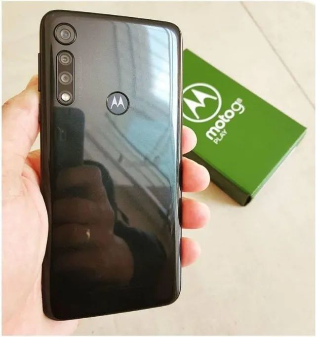 Smartphone Motorola G8 Play 32GB 4G - 2GB RAM Tela 6,2? Ca?m. Tripla + Ca?m. Selfie 8MP