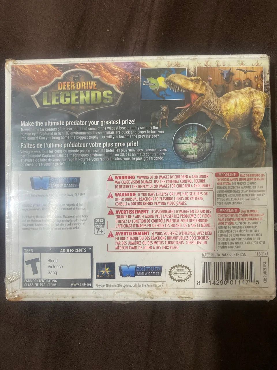 Jogo Deer Drive Legends para Nintendo 3ds lacrado  - Foto 2