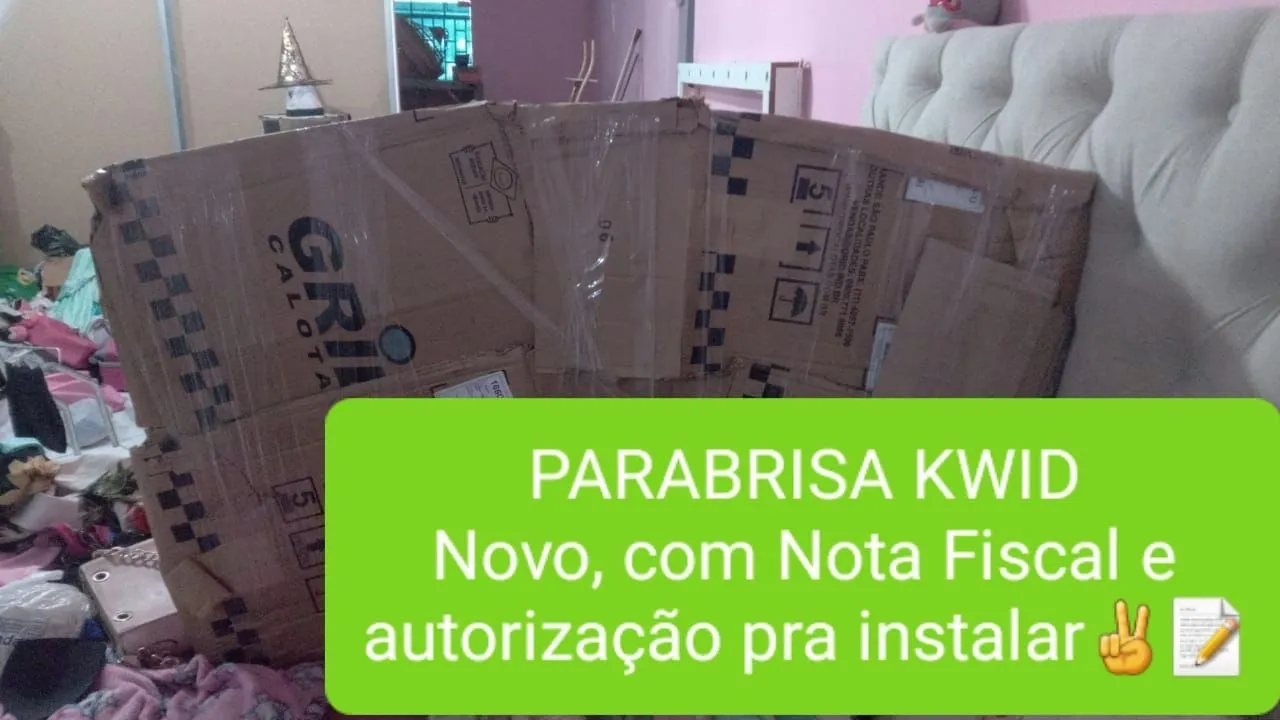Para-brisa Kwid Novo com Nota Fiscal e Autorização